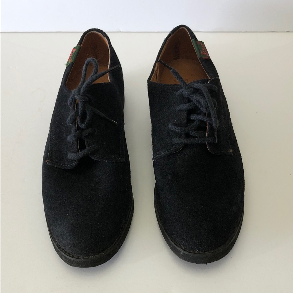 USA made Bass Women's Black Suede Loafers